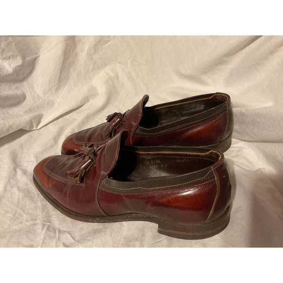 Young Quinlan Johnston and Murphy Tassel Brown Loafer Used - size 10 - Picture 6 of 6